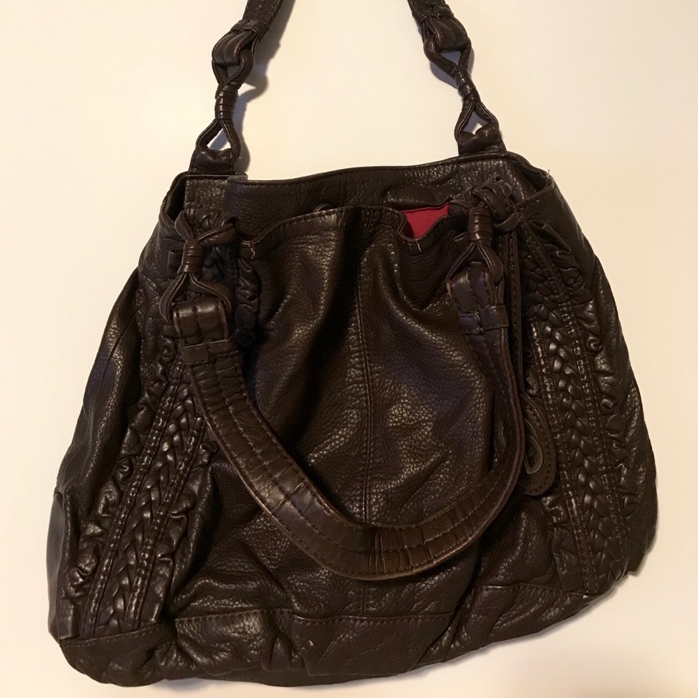RED by Marc Ecko brown hobo bag